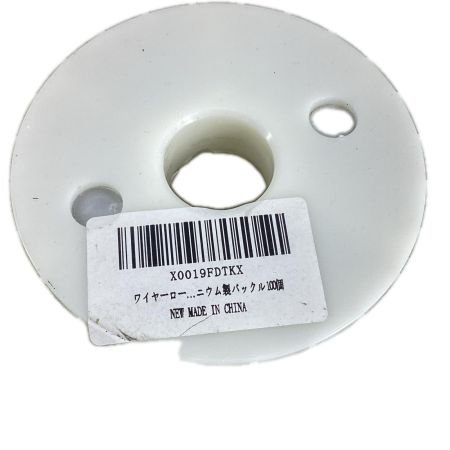 工具  ワイヤーロープ 4mm 未使用品 アルミバックル100個付属　X0019FDTKX X0019FDTKX ライトグレー