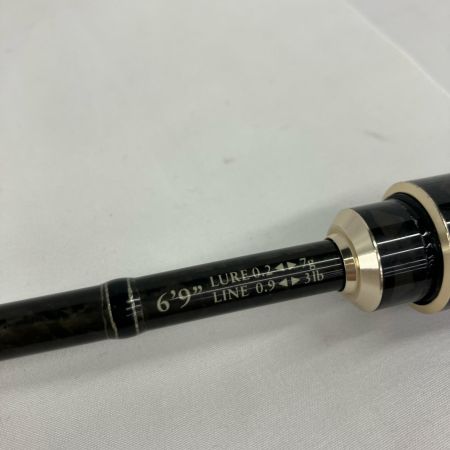 XESTA ルアーロッド　BLACK STAR SOLID TZ Tuned ガイドスレッドコーティング剥がれ S69-S