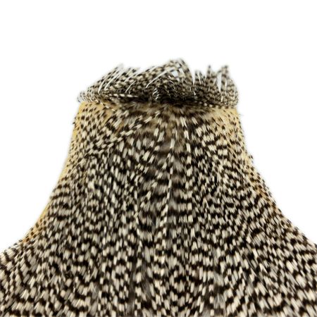 フライマテリアル ハックルケープコックネック グリズリー　使用感あり