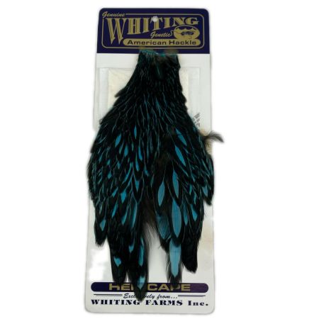 WHITING ホワイティング フライマテリアル WHITING ハックルケープ ヘンネック ブルー