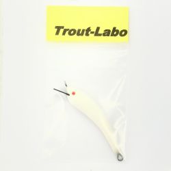トラウトラボ 釣り用品 ルアー ミノー ウィングスパイカー S 50mm  ホワイト Sランク