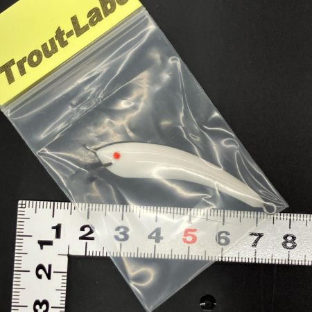 トラウトラボ 釣り用品 ルアー ミノー ウィングスパイカー S 50mm  ホワイト