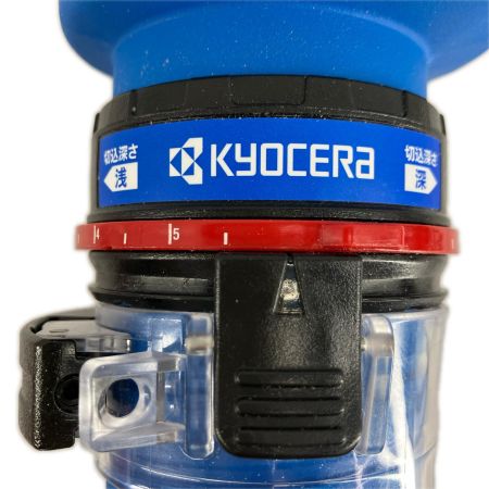 KYOCERA キョウセラ 電動工具 トリマー KYOCERA MTR-42 ブルー 付属品完備 コード式 100v 158639 MTR-42 ブルー