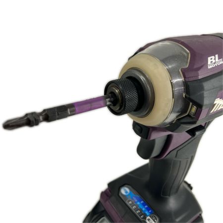 MAKITA マキタ 締め付け工具 インパクトドライバ MAKITA TD001G パープル 程度A 充電器・充電池1個・ケース付 コードレス式 40v 2.5Ah 25704 TD001G パープル