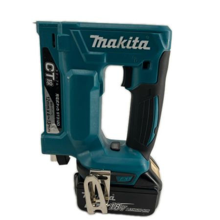 MAKITA マキタ 電動タッカ MAKITA ST312D ブルー 程度B 充電池2個・ケース付 コードレス式 12mm×6～13mm 18v 34820 ST312D ブルー