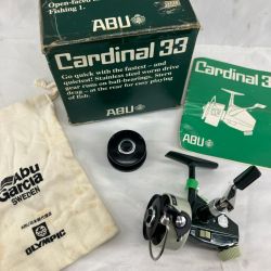Abu Garcia アブガルシア リール スピニングリール Abu Garcia Cardinal33 カーディナル33  箱、説明書、布袋 Aランク
