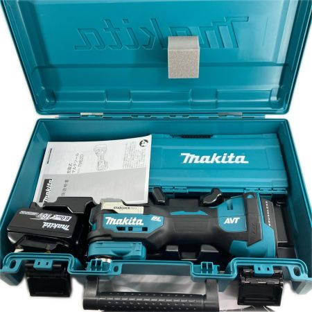 MAKITA マキタ 切断機具　マルチツール　ケース、バッテリー、サンディングバッド、サンディングペーパー コードレス式 18v 6.0Ah TM52D ブルー