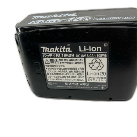 MAKITA マキタ 切断機具　マルチツール　ケース、バッテリー、サンディングバッド、サンディングペーパー コードレス式 18v 6.0Ah TM52D ブルー