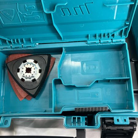 MAKITA マキタ 切断機具　マルチツール　ケース、バッテリー、サンディングバッド、サンディングペーパー コードレス式 18v 6.0Ah TM52D ブルー