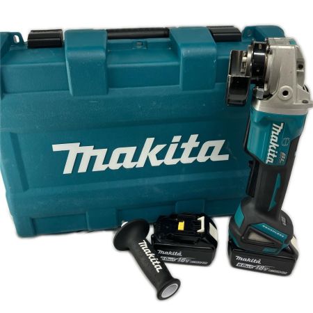 MAKITA マキタ 研磨工具 ディスクグラインダー MAKITA GA420D ブルー ケース、充電池2個、サイドグリップ コードレス式 18v 0004951 GA420D ブルー