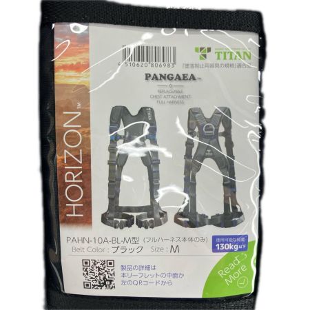 HORIZON 具関連用品 フルハーネス型安全帯 HORIZON PAHN-10A-BL-M ブラック PAHN-10A-BL-M ブラック