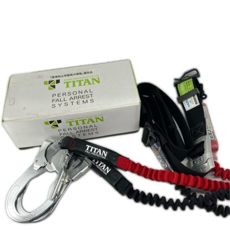 TITAN 工具関連用品 胴ベルト型安全帯 TITAN B0005-15 ブラック×レッド B0005-15 ブラック×レッド