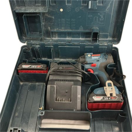 BOSCH ボッシュ インパクトドライバ　 バッテリー2個 充電器 ケース コードレス式 18v 2.0Ah GDR18v-160
