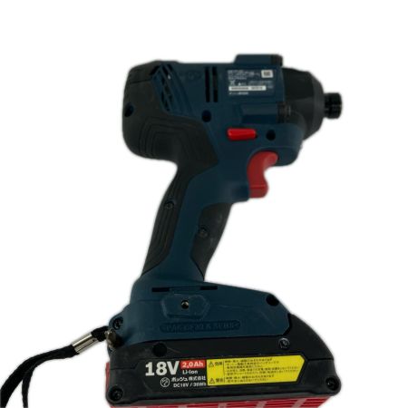 BOSCH ボッシュ インパクトドライバ　 バッテリー2個 充電器 ケース コードレス式 18v 2.0Ah GDR18v-160