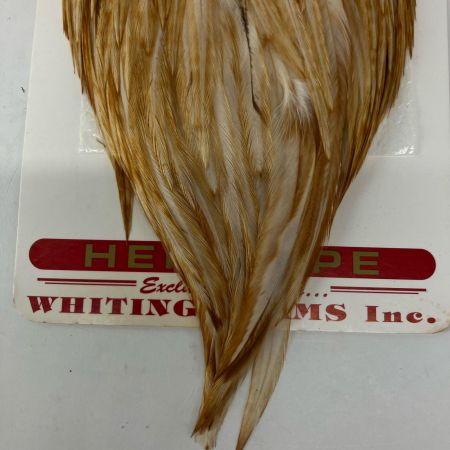 WHITING ホワイティング 釣り小物 フライマテリアル WHITING ハックルケープ ヘンネック ミディアムジンジャー
