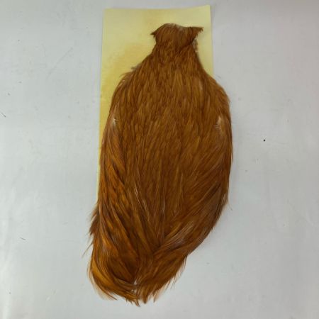 釣り小物 フライマテリアル ハックルケープ ヘンネック ブラウン