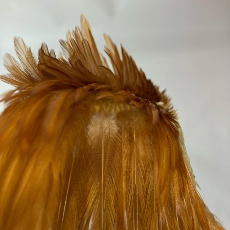 釣り小物 フライマテリアル ハックルケープ ヘンネック ブラウン