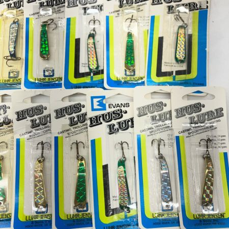 jensen 釣り用品 ルアー スプーン 未使用品 ハスルアー 3.5g 15個まとめ