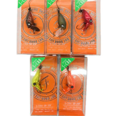 FOREST 釣り用品 ルアー S-CRA エスクラ 0.9g/1.4g/2.5g 10個まとめ 未使用品 