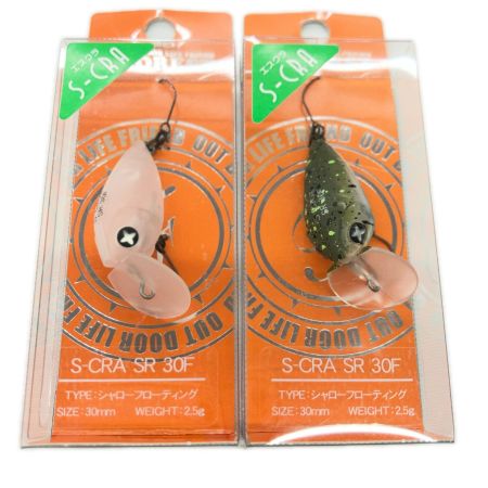 FOREST 釣り用品 ルアー S-CRA エスクラ 0.9g/1.4g/2.5g 10個まとめ 未使用品 