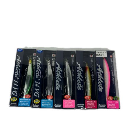 Jackson ジャクソン  ルアー アスリート 未使用品5点セット