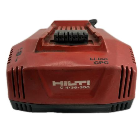 Hilti ヒルティ 充電器　100ｖ C 4/36-350 レッド