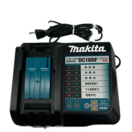 MAKITA マキタ  18V/14.4V 急速充電器　  DC18RF ブラック