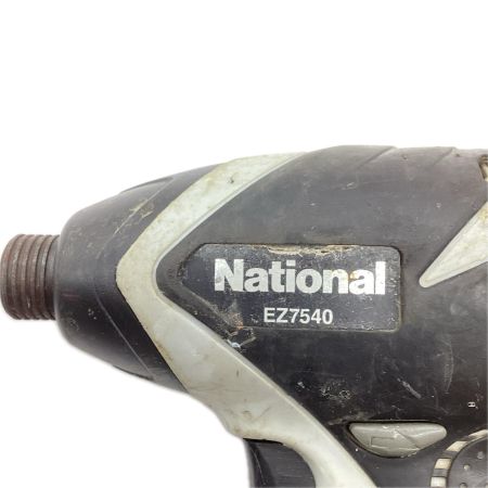 National ナショナル インパクトドライバ　コードレス式　本体のみ　14.4ｖ EZ7540 ブラック