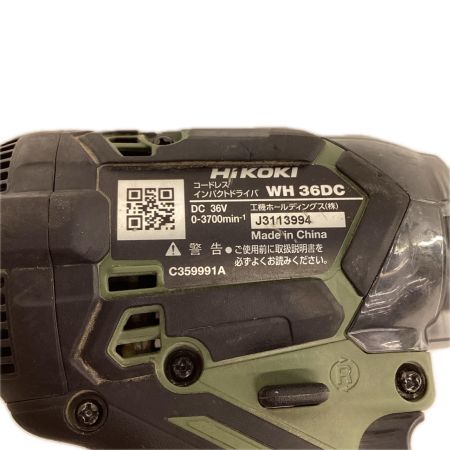 HiKOKI ハイコーキ インパクトドライバ　 WH36DC カーキ
