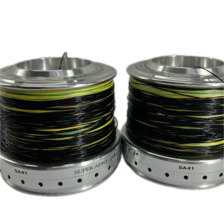 SHIMANO シマノ スピニングリール用替えスプール SHIMANO スーパーエアロアルブリード C14 替スプール2個付