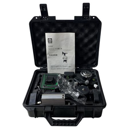 ONE STEP レーザー墨出し器 16ﾗｲﾝﾚｰｻﾞｰ ブラック×グリーン