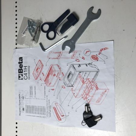 Beta ツールトロリー C41H オレンジ