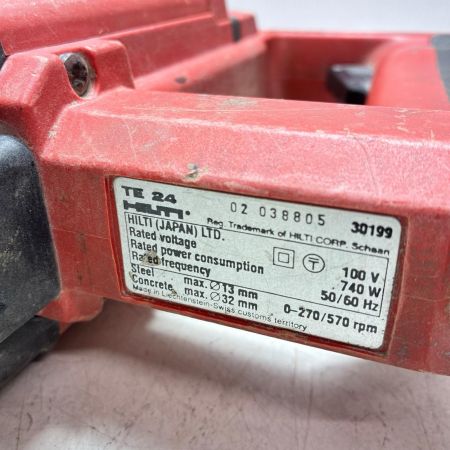 Hilti ヒルティ ハンマドリル ケース付 TE24