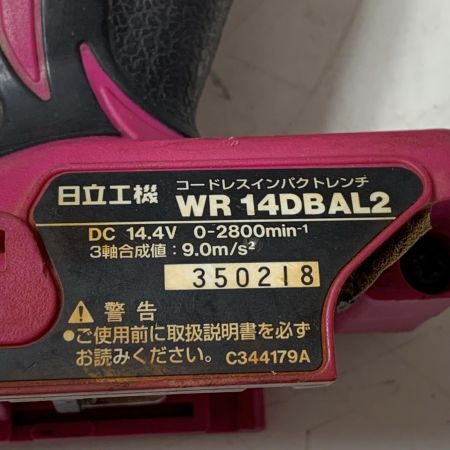 €€ 日立工機 コードレスインパクトレンチ WR14DBAL2 レッド