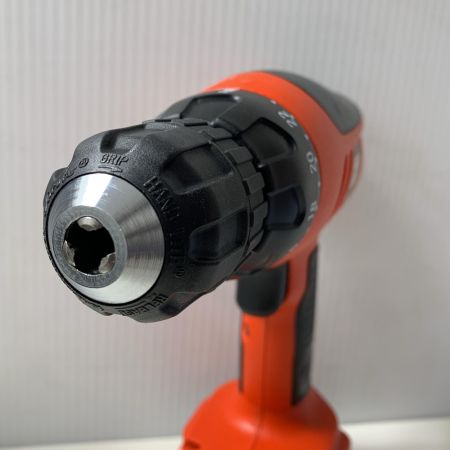 BLACK+DECKER ブラックアンドデッカー ドライバドリル CD431 レッド