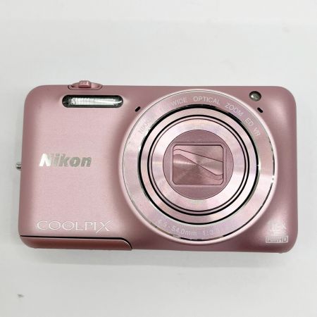  Nikon ニコン デジタルカメラ USBケーブル付 COOLPIX S6600 シルキーピンク