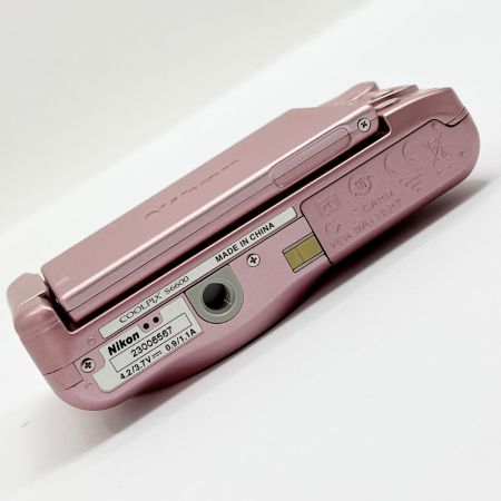  Nikon ニコン デジタルカメラ USBケーブル付 COOLPIX S6600 シルキーピンク