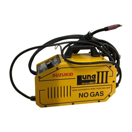 SUZUKID 100V専用ノンガス半自動溶接機 Arcury80 LUNAⅢ イエロー