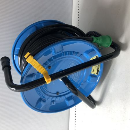 €€ NICHIDO 防雨・防塵型電工ドラム(アース付き) NPW-E33-sp ブルー