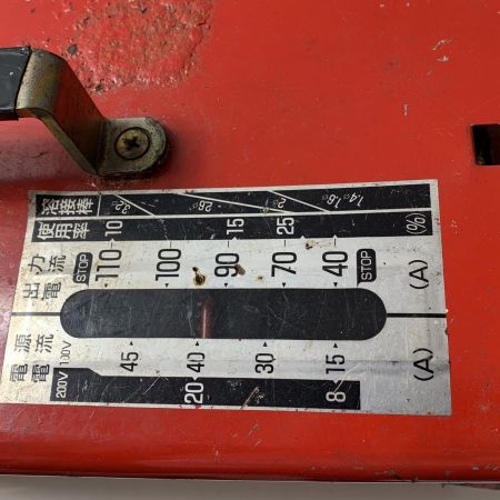 €€ STER ELECTRIC 溶接機(本体のみ) ジャンク品 REDG0120 レッド