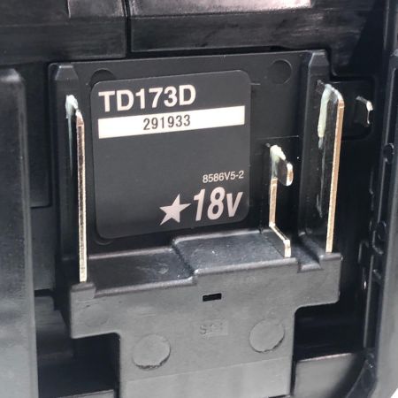 MAKITA マキタ 充電式インパクトドライバ 本体のみ ケース付 TD173D ブラック