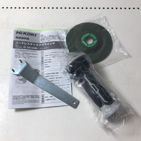 HiKOKI ハイコーキ 125mm コードレスディスクグラインダ G3613DB