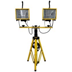 €€ CHT500T キャスターライティングジャパン株式会社　ハロゲンライト　屋外用 イエロー Bランク