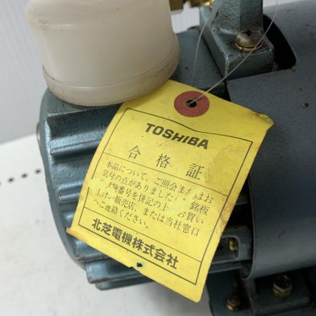 €€ TOSHIBA 東芝 油回転真空ポンプ(本体のみ) SKD スカイブルー