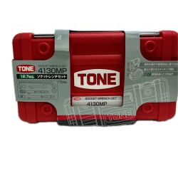 〇〇 TONE トネ ソケットレンチセット 4130MP 差込角12.7mm(1/2") レッド 内容17点 4130MP 未使用品 Sランク