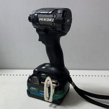 HiKOKI ハイコーキ コードレスインパクトドライバ WH36DD ブラック