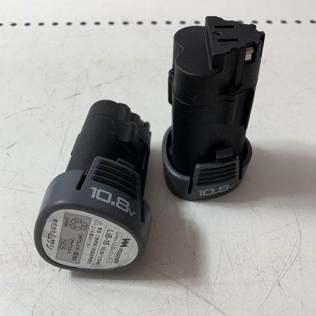 €€ ムサシ LiB-15　10.8V　Li-ionバッテリー2個　Lic-50　Li-ion10.8Vバッテリー用充電器 LiB-15
