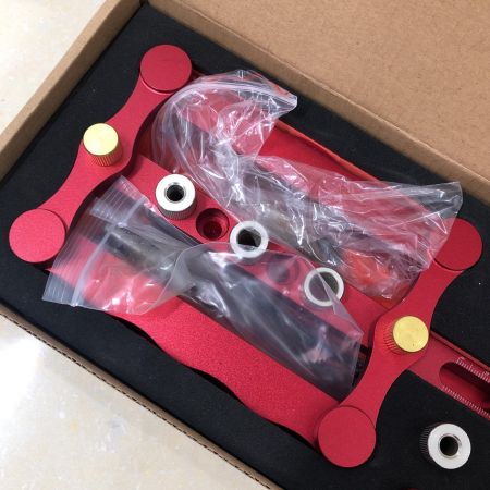 €€ SOYAN ドリルガイド穴ケア木工用(本体のみ) レッド