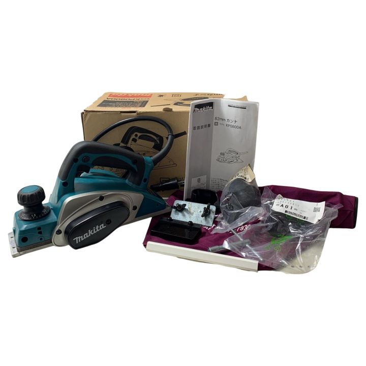 €€ MAKITA マキタ 82mm 電動カンナ KP0800A ブルー - 中古 €€ MAKITA マキタ 82mm 電動カンナ KP0800A ブルー - 中古