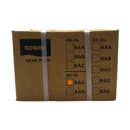 KOSHIN ギヤーポンプ GC-20